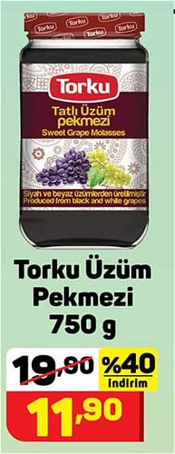 Torku Üzüm Pekmezi 750 g image