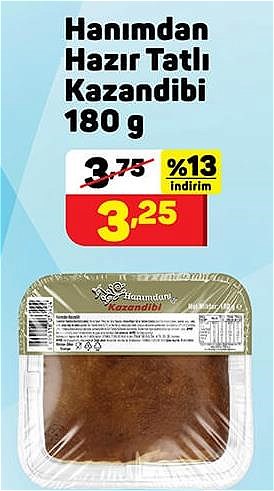 Hanımdan Hazır Tatlı Kazandibi 180 g image