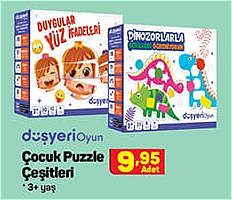 Düşyeri Oyun Çocuk Puzzle Çeşitleri image