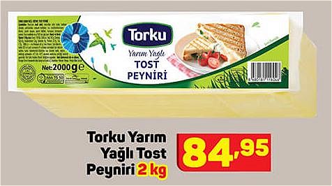 Torku Yarım Yağlı Tost Peyniri 2 kg image