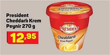 President Cheddarlı Krem Peynir 270 g image