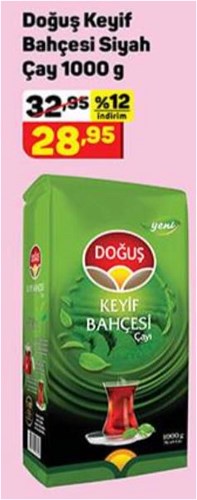 Doğuş Keyif Bahçesi Siyah Çay 1000 g image