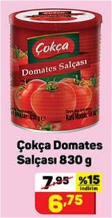 Çokça Domates Salçası 830 g image