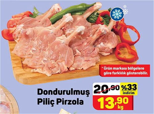 Dondurulmuş Piliç Pirzola kg image