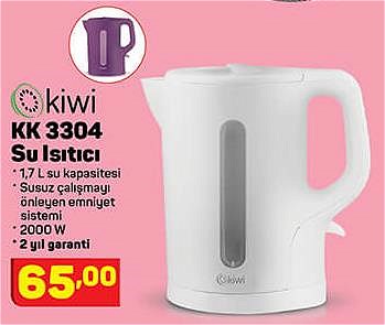 Kiwi KK3304 Su Isıtıcısı 1.7 L 2000 W image