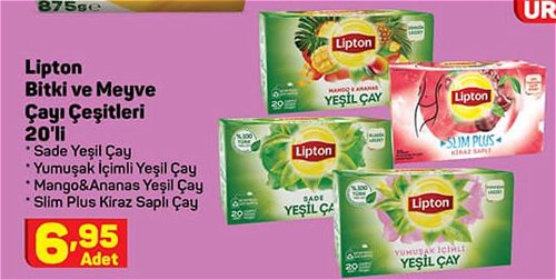 Lipton Bitki ve Meyve Çayı Çeşitleri 20'li image