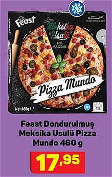 Feast Dondurulmuş Meksika Usulü Pizza Mundo 460 g image