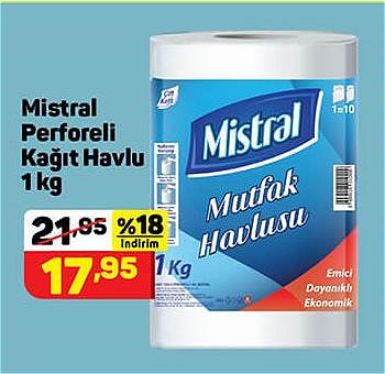 Mistral Perforeli Kağıt Havlu 1 kg image