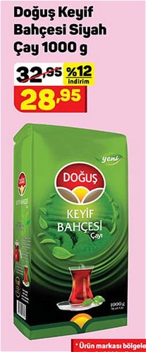 Doğuş Keyif Bahçesi Siyah Çay 1000 g image