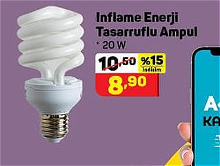 Inflame Enerji Tasarruflu Ampul 20 W image