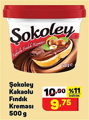 Şokoley Kakaolu Fındık Kreması 500 g image