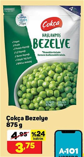 Çokça Bezelye 875 g image