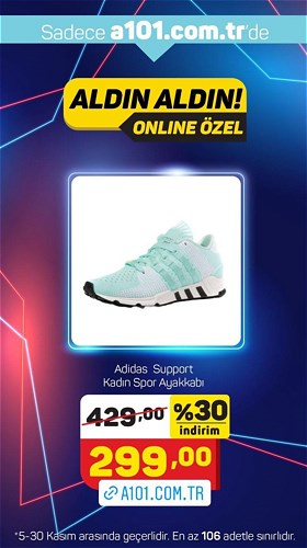 Adidas Support Kadın Spor Ayakkabı image