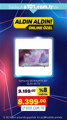 Samsung Q67AAUXTK 50" QLED 4K TV image