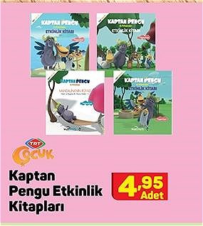 Trt Çocuk Kaptan Pengu Etkinlik Kitapları image