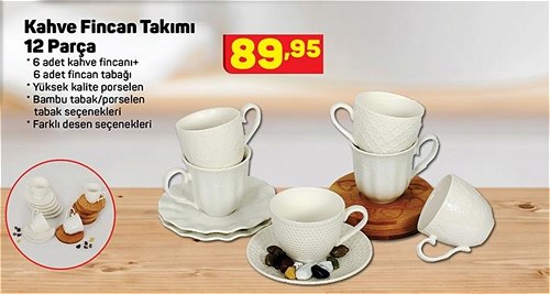 Kahve Fincan Takımı 12 Parça image