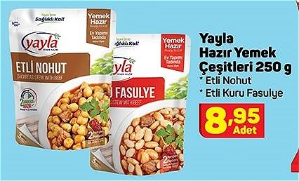 Yayla Hazır Yemek Çeşitleri 250 g image