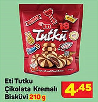 Eti Tutku Çikolata kremalı Bisküvi 210 g image