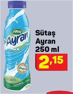 Sütaş Ayran 250 ml image