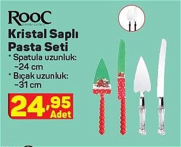 Rooc Kristal Saplı Pasta Seti image