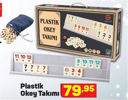 Plastik Okey Takımı image