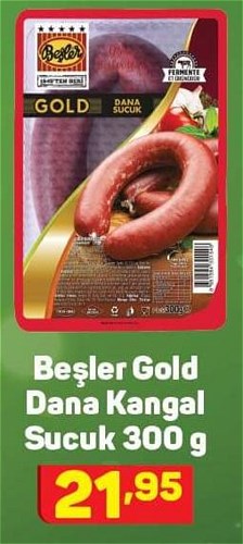 Beşler Gold Dana Kangal Sucuk 300 g image