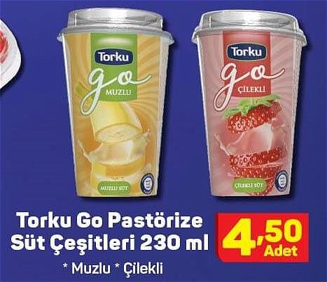 Torku Go Pastörize Süt Çeşitleri 230 ml image