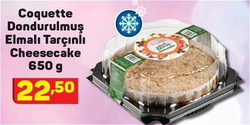 Coquette Dondurulmuş Elmalı Tarçınlı Cheesecake 650 g image