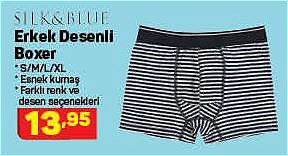 Silk&Blue Erkek Desenli Boxer image