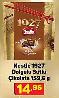 Nestle 1927 Dolgulu Sütlü Çikolata 159,6 g image