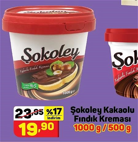 Şokoley Kakaolu Fındık Kreması 1000 g image