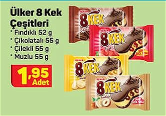 Ülker 8 Kek Çeşitleri/Adet image