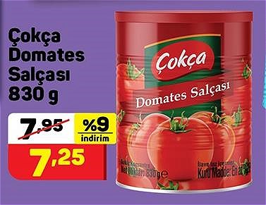 Çokça Domates Salçası 830 g image