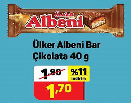 Ülker Albeni Bar Çikolata 40 g image