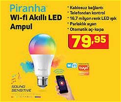 Piranha Wi-fi Akıllı Led Ampul image