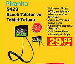 Piranha 5429 Esnek Telefon ve Tablet Tutucu image