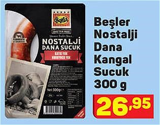 Beşler Nostalji Dana Kangal Sucuk 300 g image