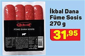 İkbal Dana Füme Sosis 270 g image