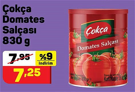 Çokça Domates Salçası 830 g image