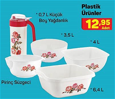 Plastik Ürünler/Adet image