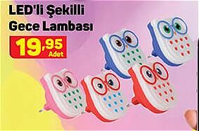 LED'li Şekilli Gece Lambası image