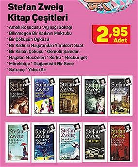 Stefan Zweig Kitap Çeşitleri image