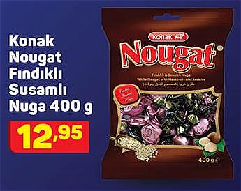 Konak Nougat Fındıklı Susamlı Nuga 400 g image