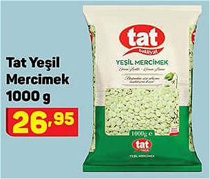 Tat Yeşil Mercimek 1000 g image