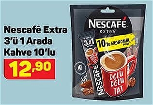 Nescafe Extra 3'ü 1 Arada Kahve 10'lu image