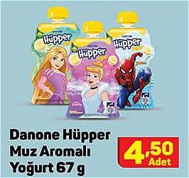 Danone Hüpper Muz Aromalı Yoğurt 67 g image