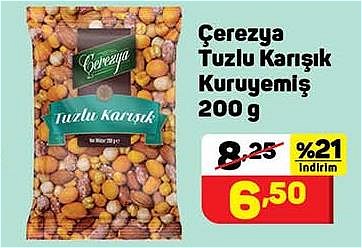 Çerezya Tuzlu Karışık Kuruyemiş 200 g image