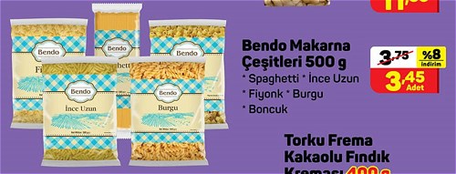 Bendo Makarna Çeşitleri 500 g image