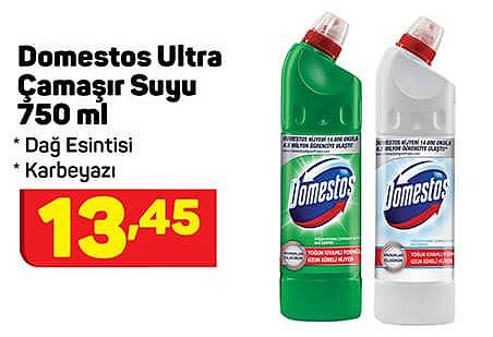 Domestos Ultra Çamaşır Suyu 750 ml Çeşitleri image