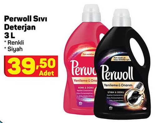 Perwoll Sıvı Deterjan 3 L Renkli/Siyah image